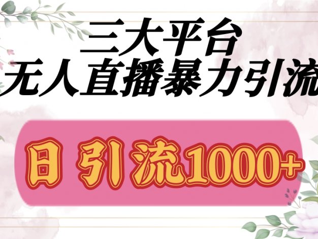 抖音，快手，视频号全平台通用，无人直播引流法，利用图片,模板,整套话术挂机全天支持矩阵操作，无限设备多开，超暴力引流，1000+高质量精准创业粉